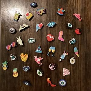 ❤️ Cute Shoes & Rubber Bag  Charms (Set of 15)